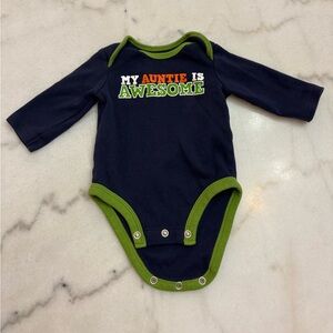 Carter's Navy and Green Bodysuit